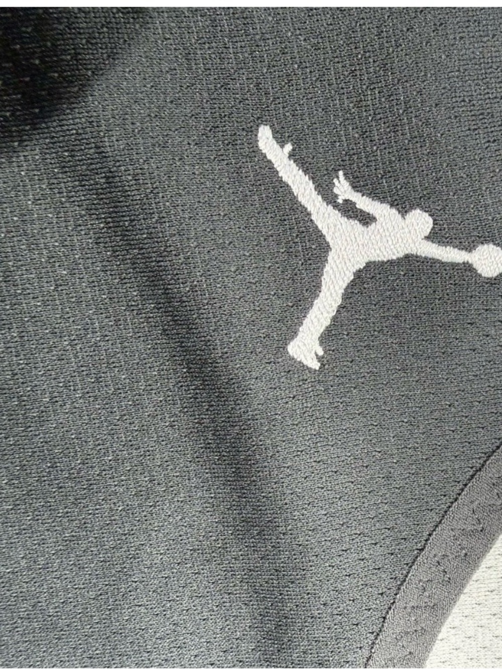 NWT women Jordan Black Mesh Tank with White Swoosh Details - Picture 4 of 6